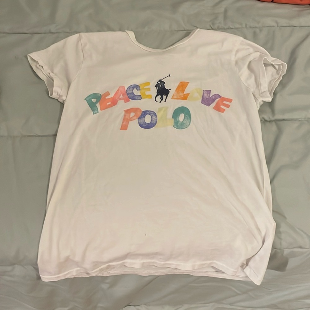 White polo shirt